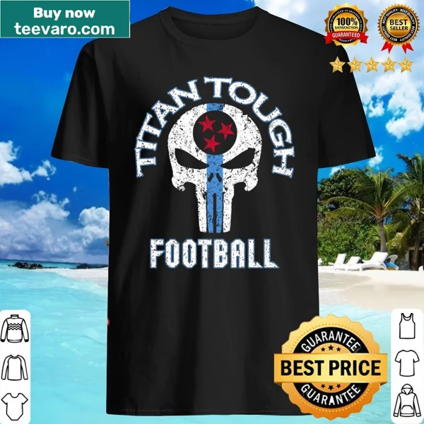 Skull graphic shirt representing Titan football spirit