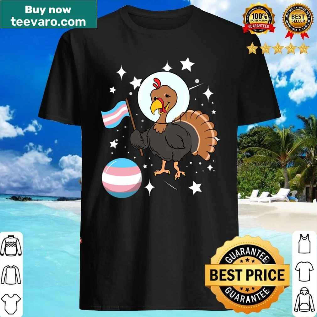 Transgender pride turkey graphic shirt