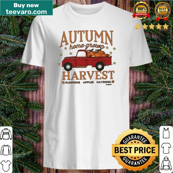 Truck with pumpkins and apples for Thanksgiving shirt