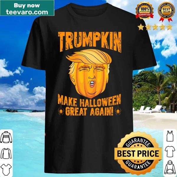 Halloween-themed t-shirt with a playful political phrase