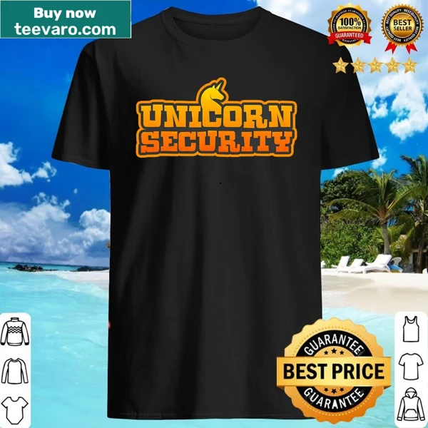 Funny unicorn shirt featuring Unicorn Security design for unicorn lovers