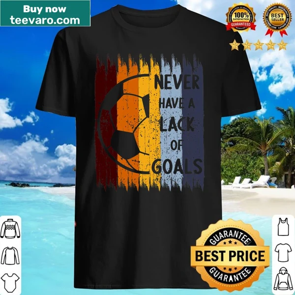 Vintage soccer ball shirt with autumn colors for a nostalgic feel