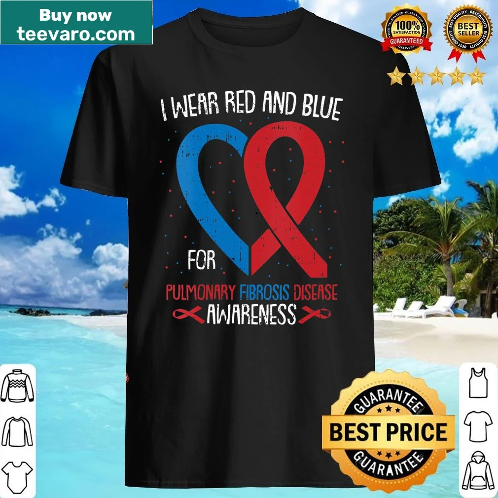 Awareness shirt for women supporting pulmonary fibrosis