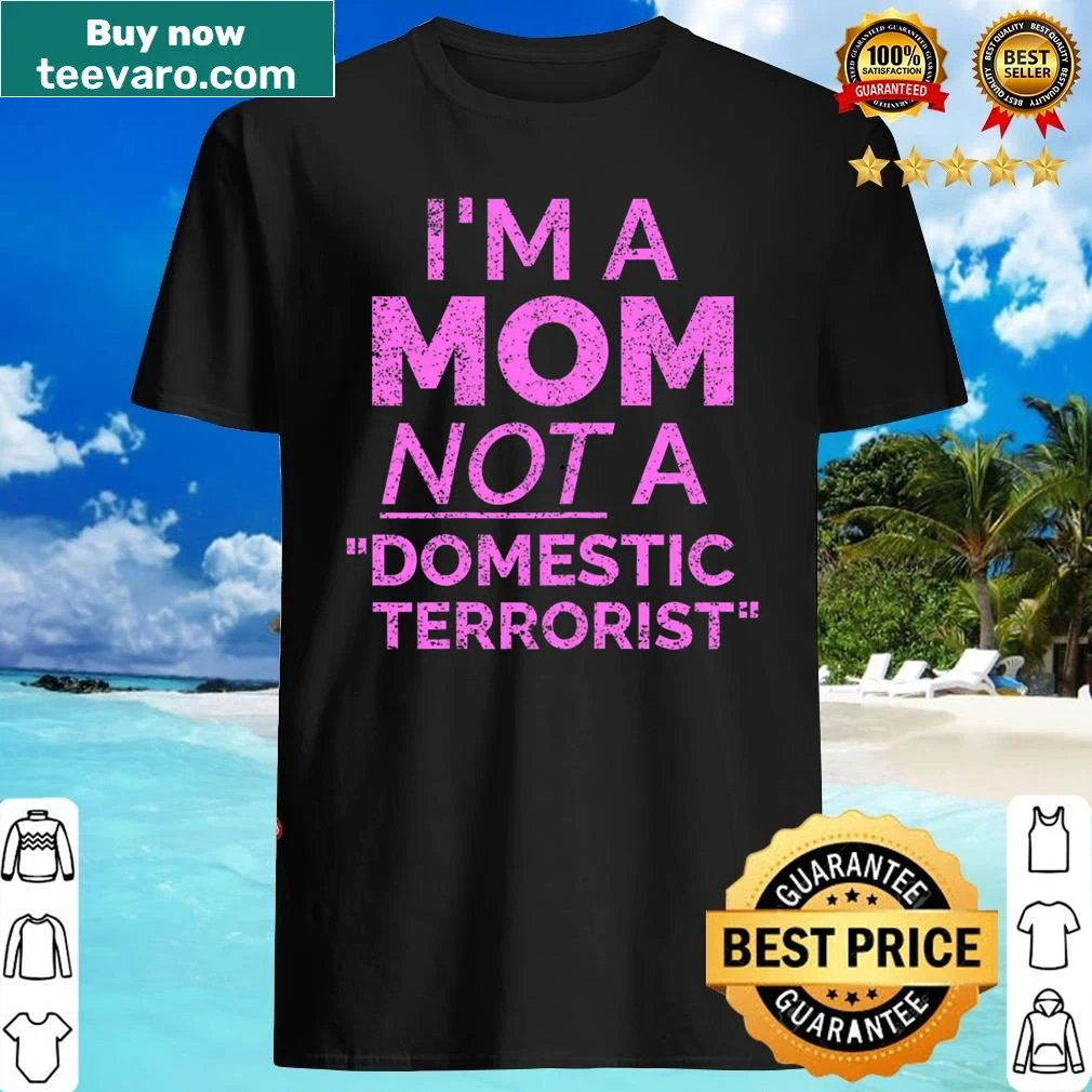 Edgy mom humor graphic shirt with bold text
