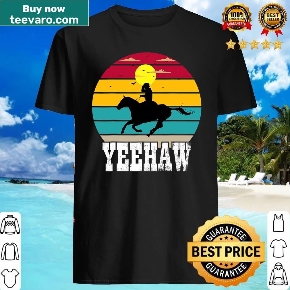 Vintage Yeehaw shirt with playful typography design
