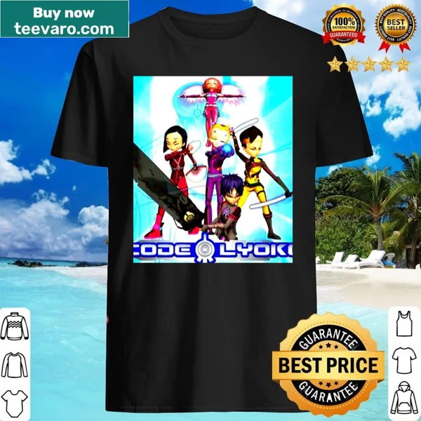 Nostalgic Code Lyoko-themed graphic shirt
