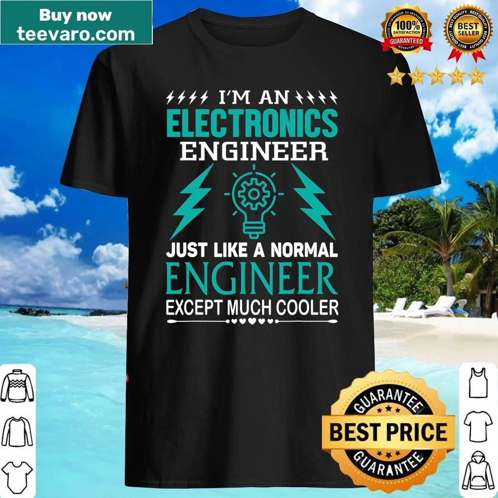Shirt displaying 'Cool Electronics Engineer' in bold typography