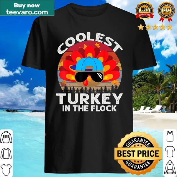 Toddler boys Thanksgiving shirt featuring a cool turkey design