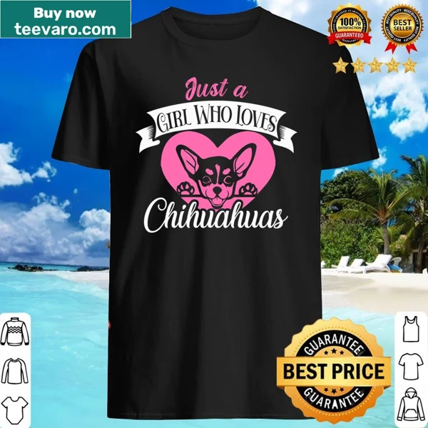 Charming shirt for chihuahua lovers with playful typography