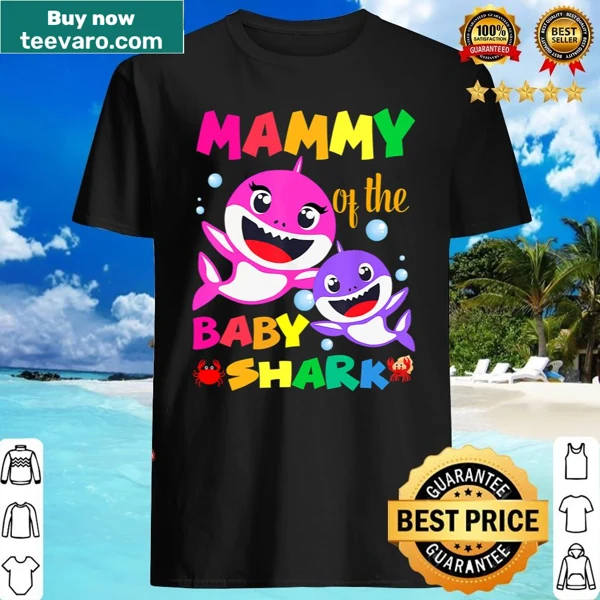 Mammy Shark birthday shirt for moms celebrating with kids