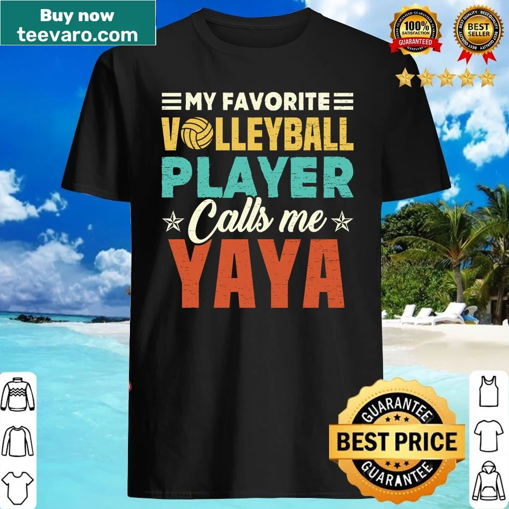 Vintage shirt for grandmothers with volleyball design