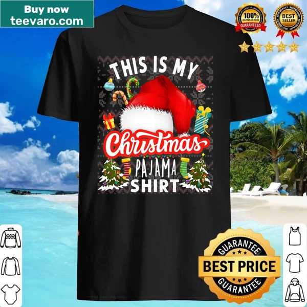 Christmas shirt for siblings with Santa hat design