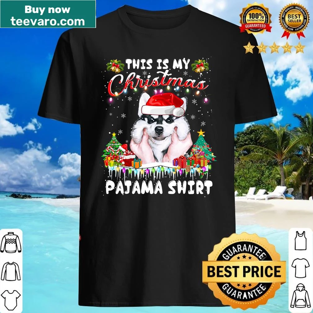 Husky dog costume Christmas shirt for dog lovers