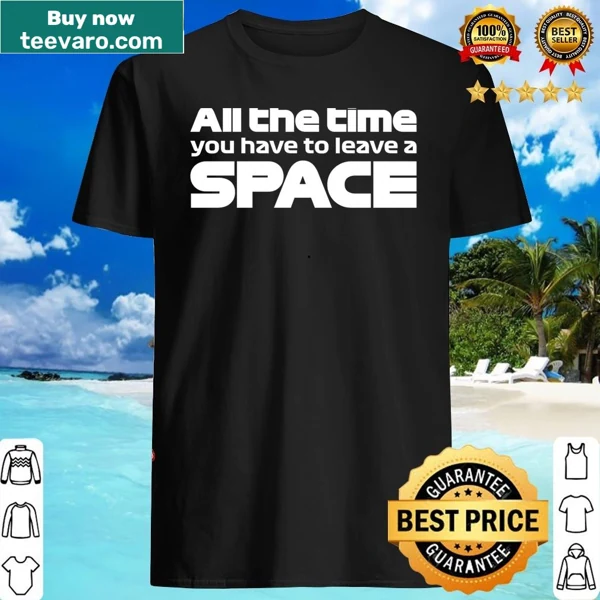 Minimalist shirt featuring thought-provoking typography