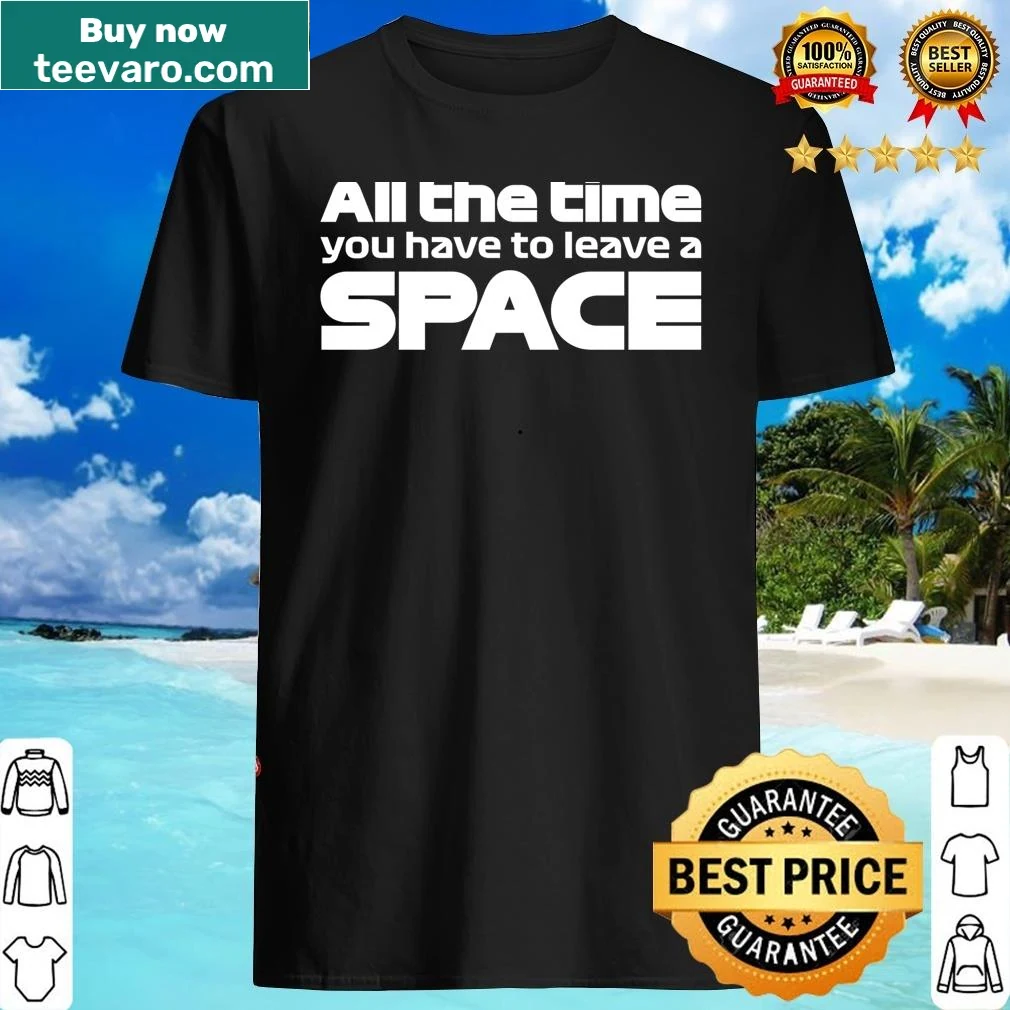 Minimalist shirt featuring thought-provoking typography