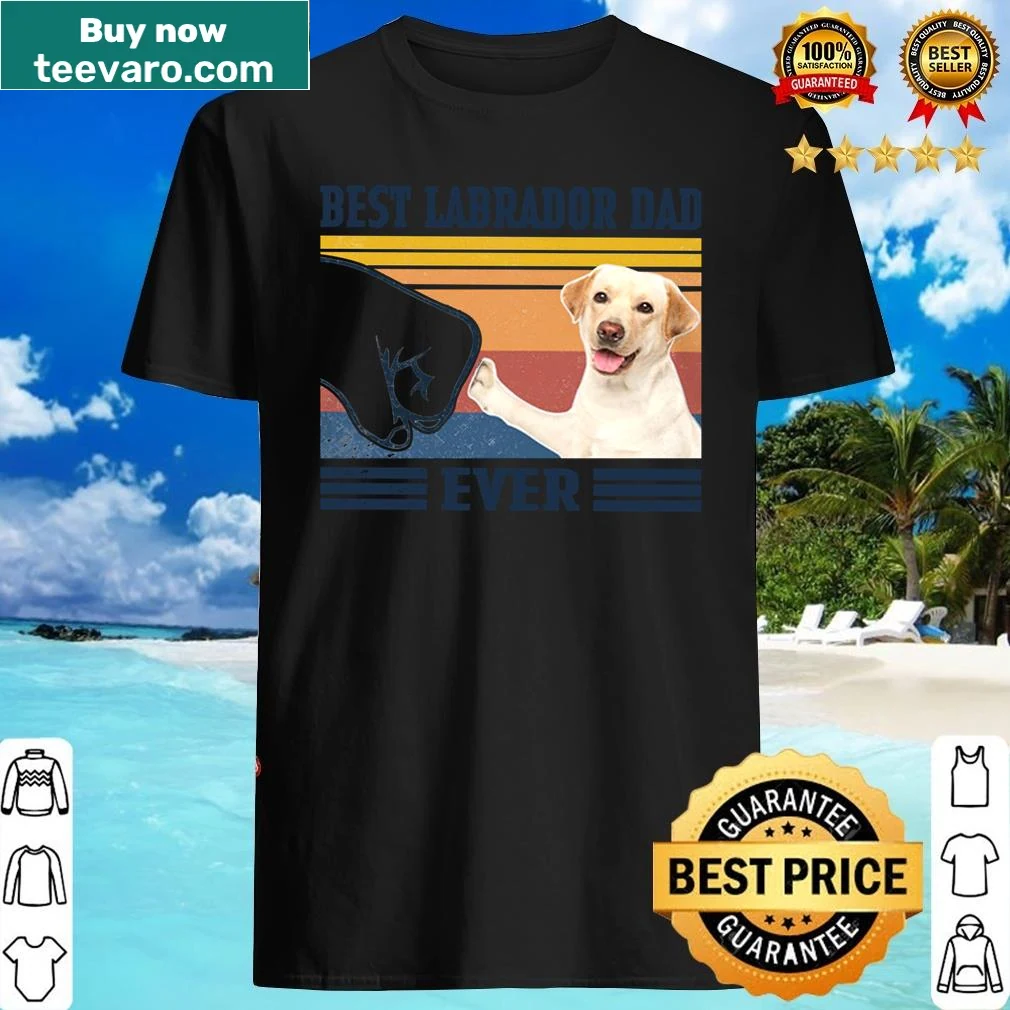 Vintage Christmas shirt for the best Labrador dad ever