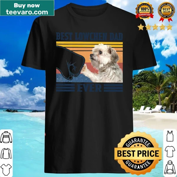 Vintage dad shirt for the best Lowchen dad ever