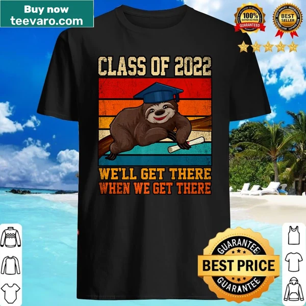 Graduation shirt celebrating the Class of 2022 with bold text.