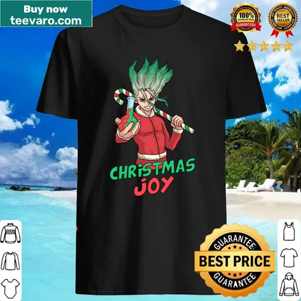Festive shirt featuring Senku from Dr. Stone for Christmas