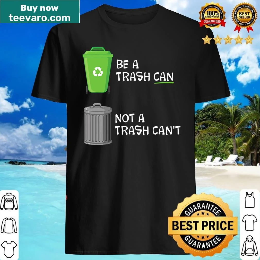 Shirt promoting recycling and environmental awareness