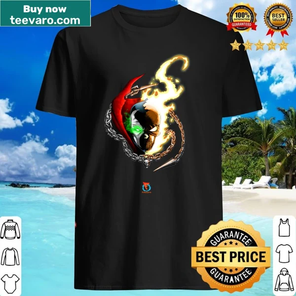 Edgy shirt featuring a supernatural-themed graphic