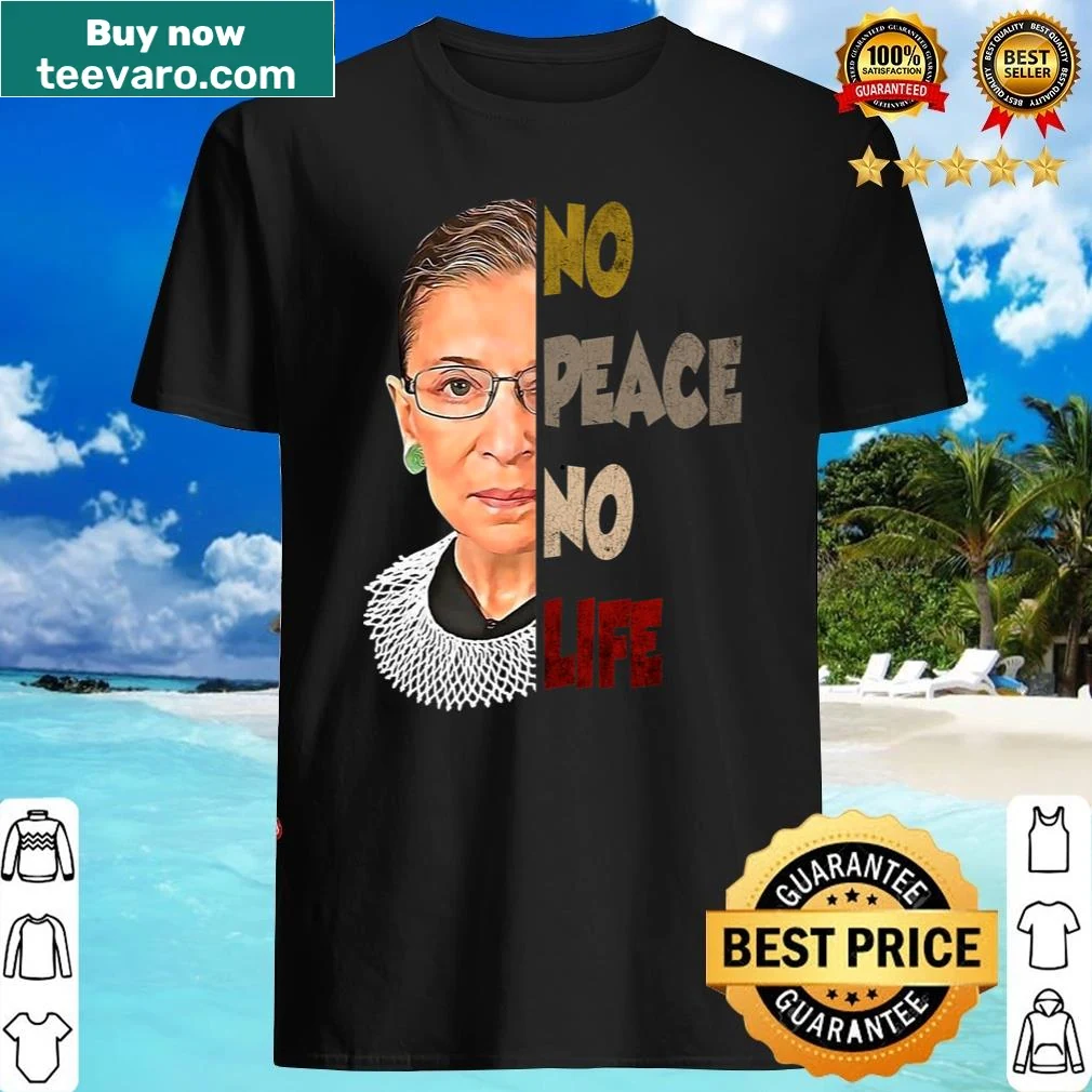 Bold graphic T-shirt with Ruth Bader Ginsburg quote