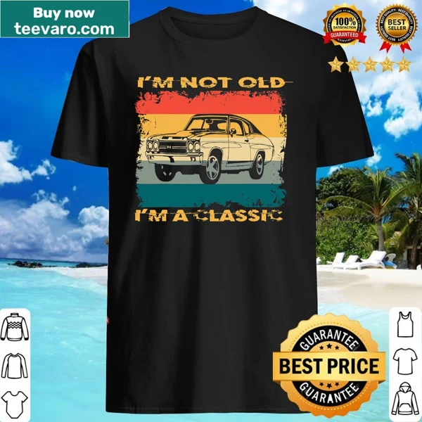 Vintage graphic shirt with the phrase I'm Not Old I'm A 50's Caddy