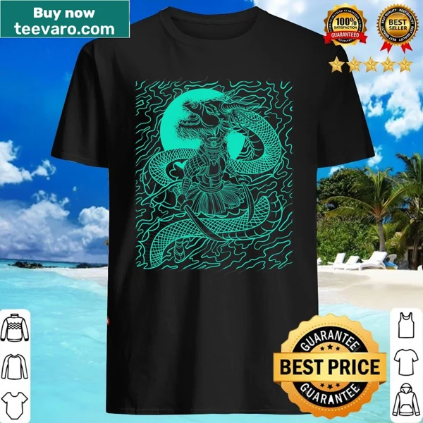 Shirt honoring the Samurai Bushido code with text