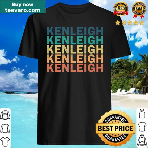 Vintage Kenleigh name t-shirt featuring a retro design on the chest