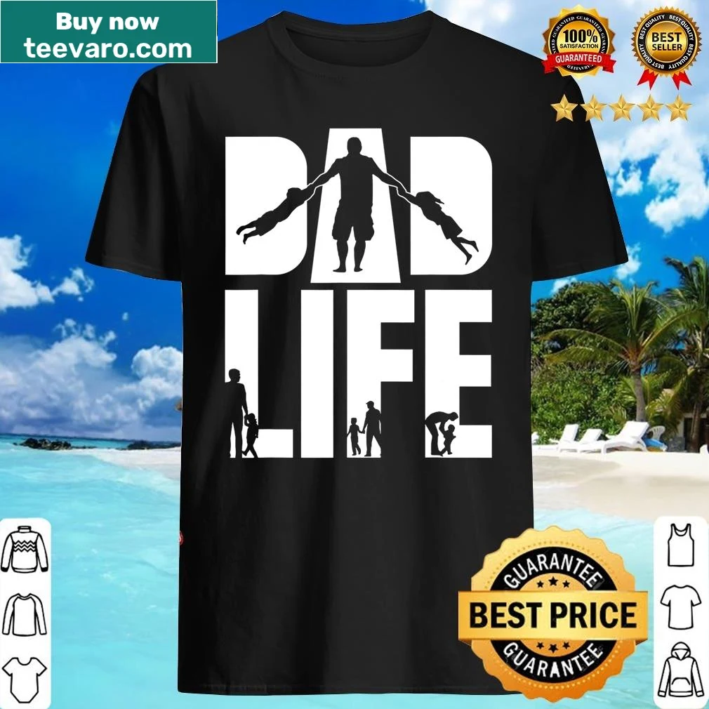 Dad Life shirt featuring a design celebrating family love for matching outfits