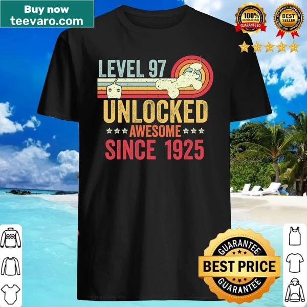 Level 97 Unlocked design on an RC car-themed birthday shirt