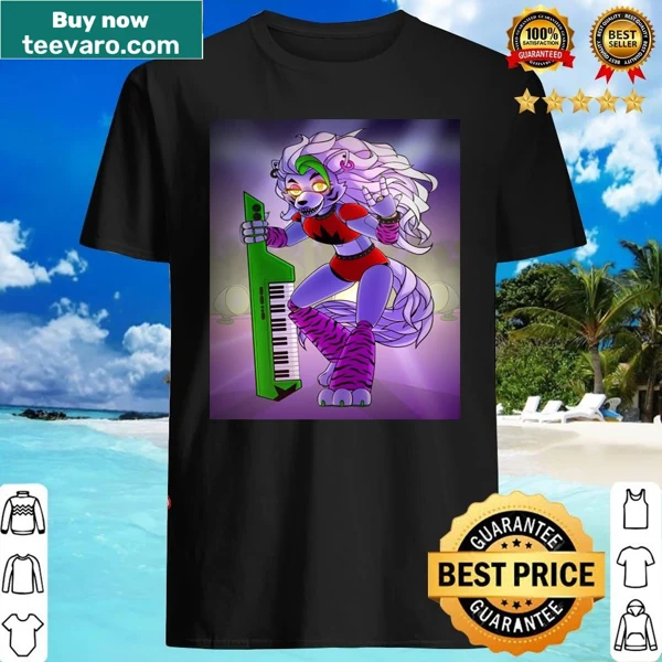 Cartoon style shirt featuring Roxanne Wolf