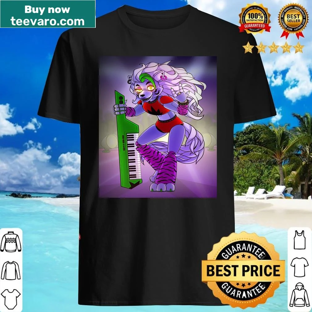 Cartoon style shirt featuring Roxanne Wolf