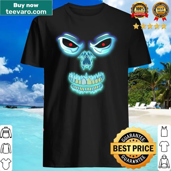 Classic horror-themed shirt with spooky illustrations