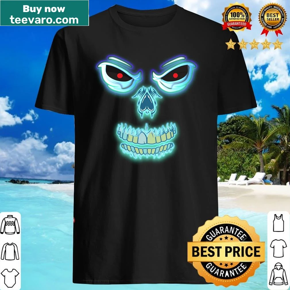Classic horror-themed shirt with spooky illustrations