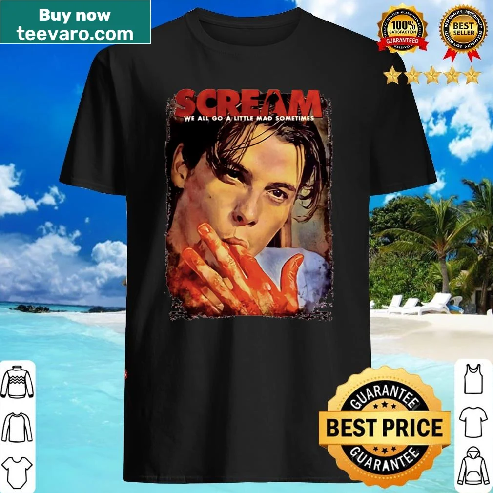 Graphic t-shirt featuring Billy Loomis from Scream movie