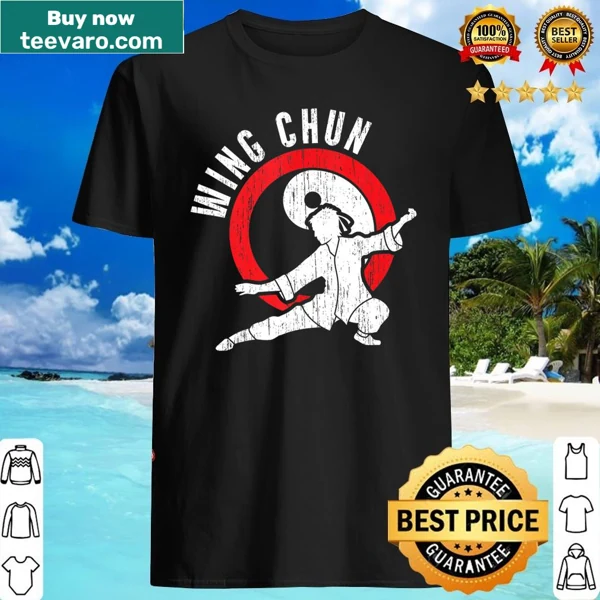 Wing Chun Martial Arts tank top with bold typography design