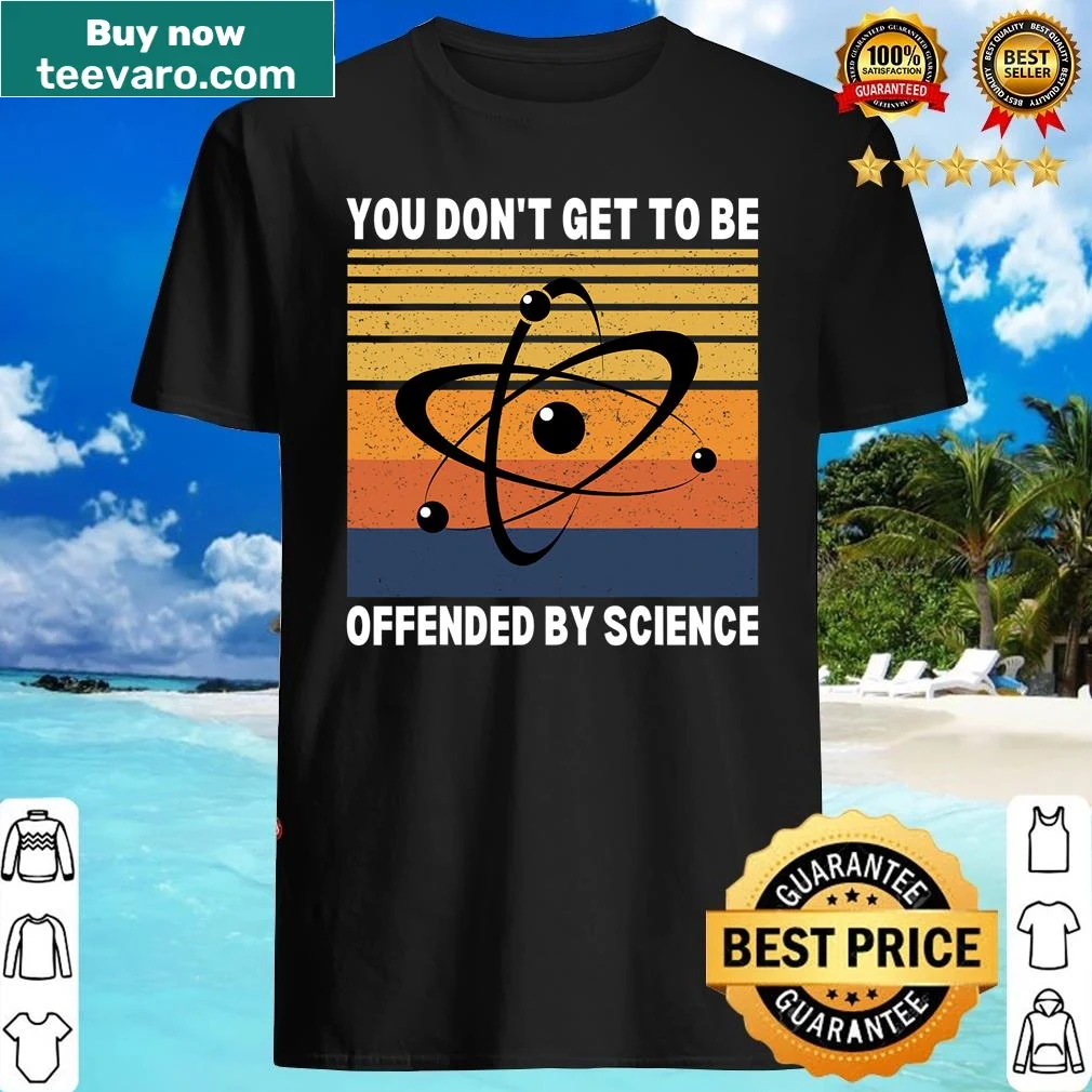Edgy science-themed T-shirt with a bold statement