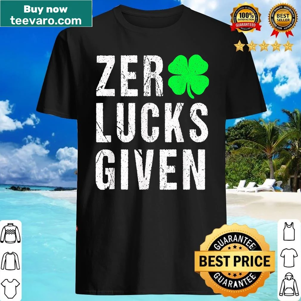 Funny St. Patrick's Day shirt featuring a shamrock design and humorous text