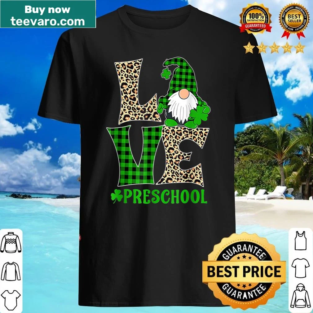 Festive shirt for teachers with St. Patrick's Day theme