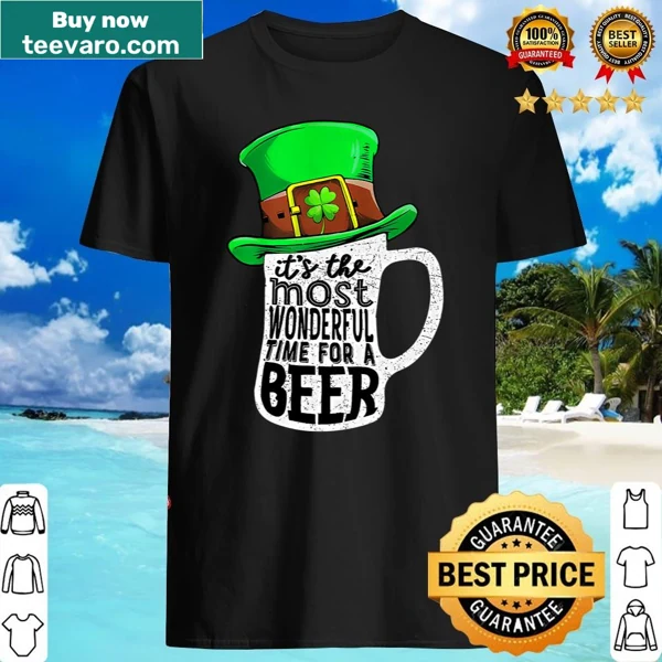 St. Patrick's Day shirt with humorous beer-themed text
