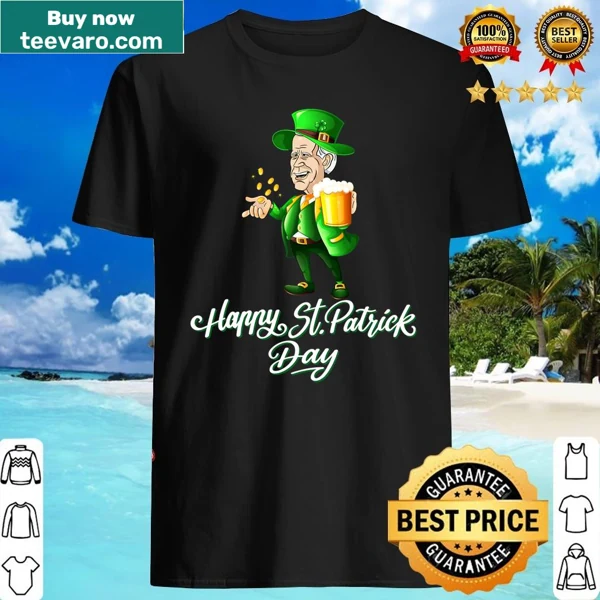 Shirt featuring shamrock and Hold Beer text for St. Patrick's Day