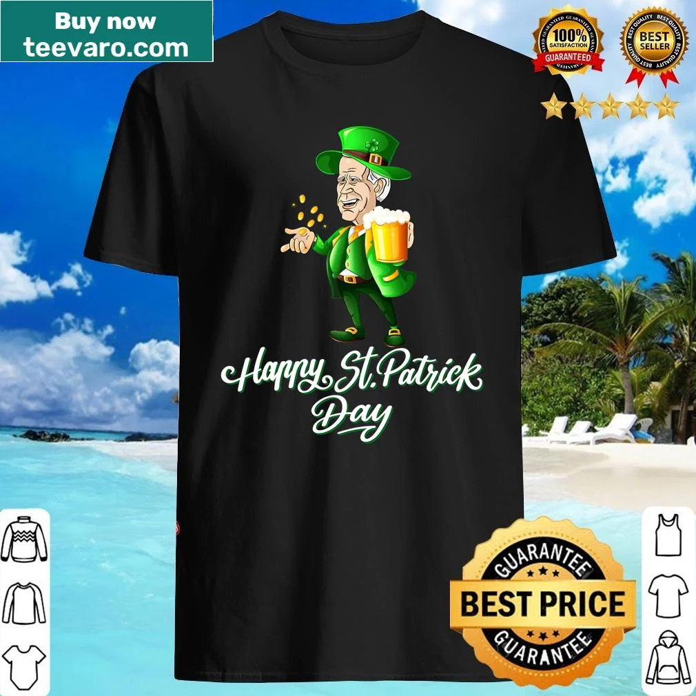 Shirt featuring shamrock and Hold Beer text for St. Patrick's Day