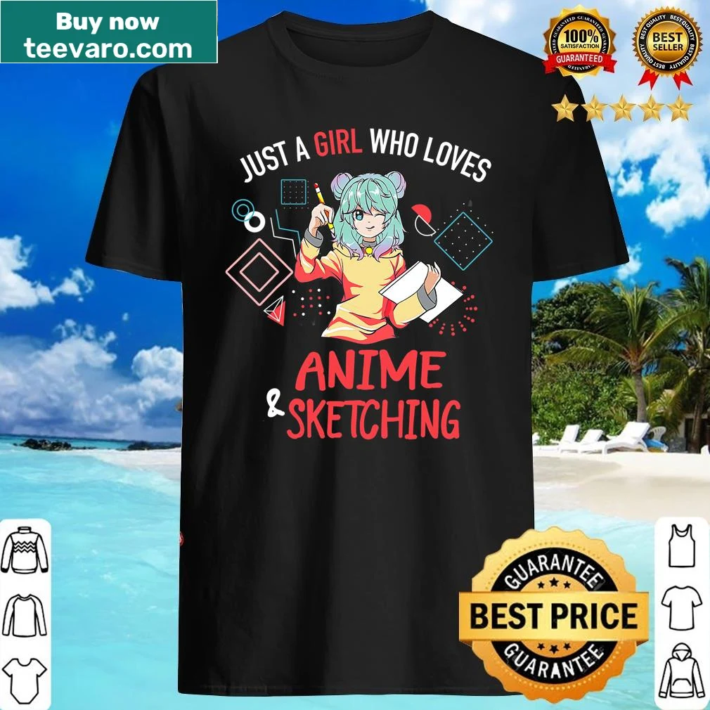 Funny shirt for girls who love anime and sketching