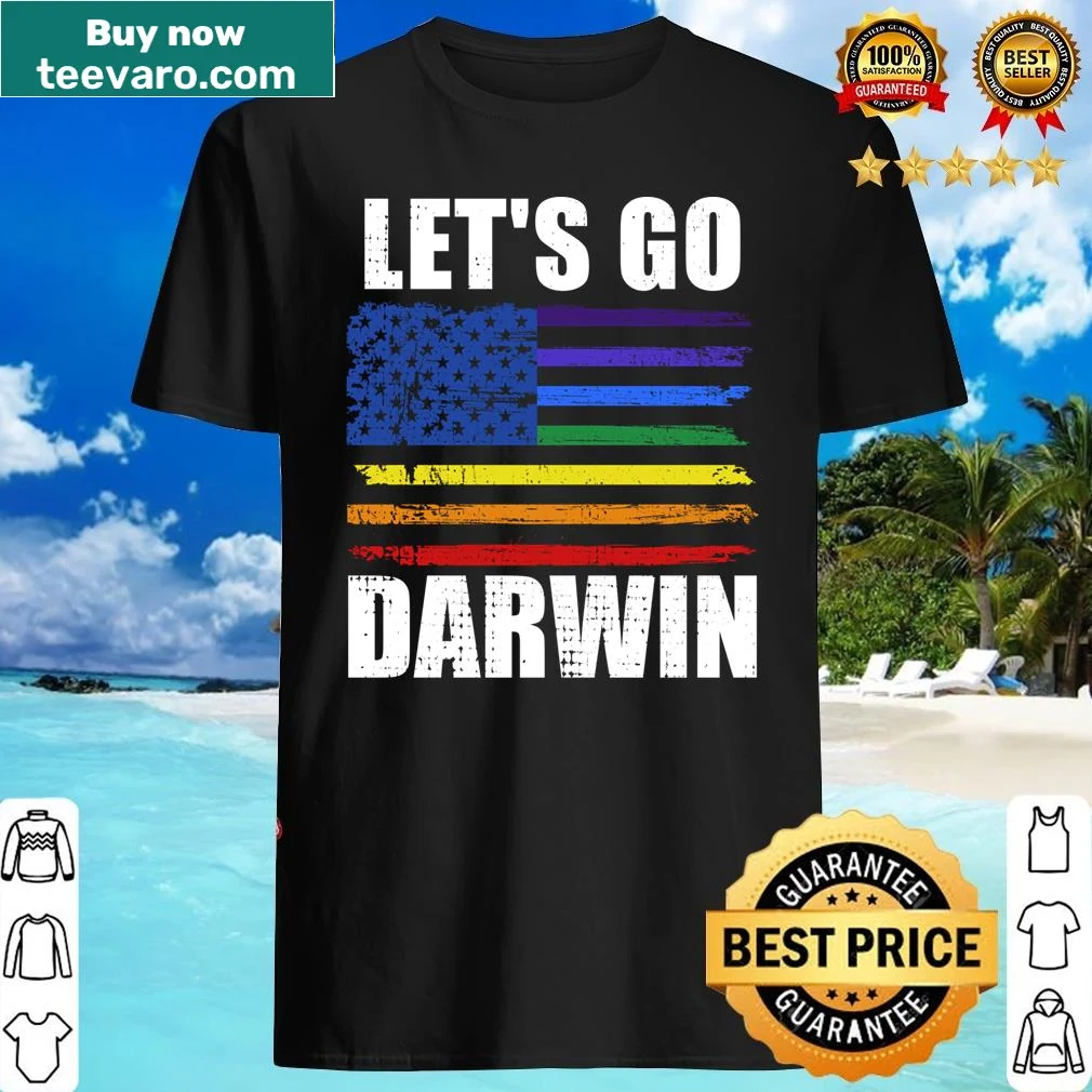 American Pride shirt with an illustration of the American flag and text.