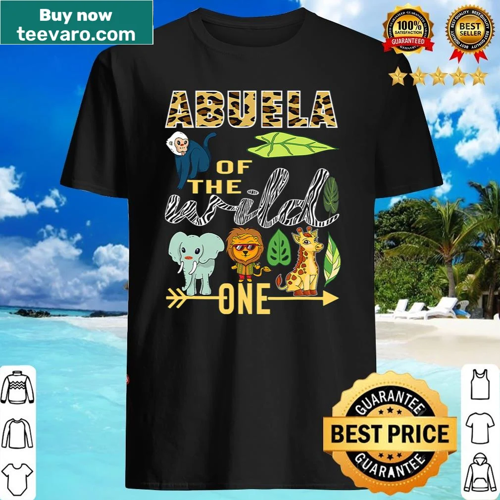 Cute birthday shirt for grandmothers with a wild theme.
