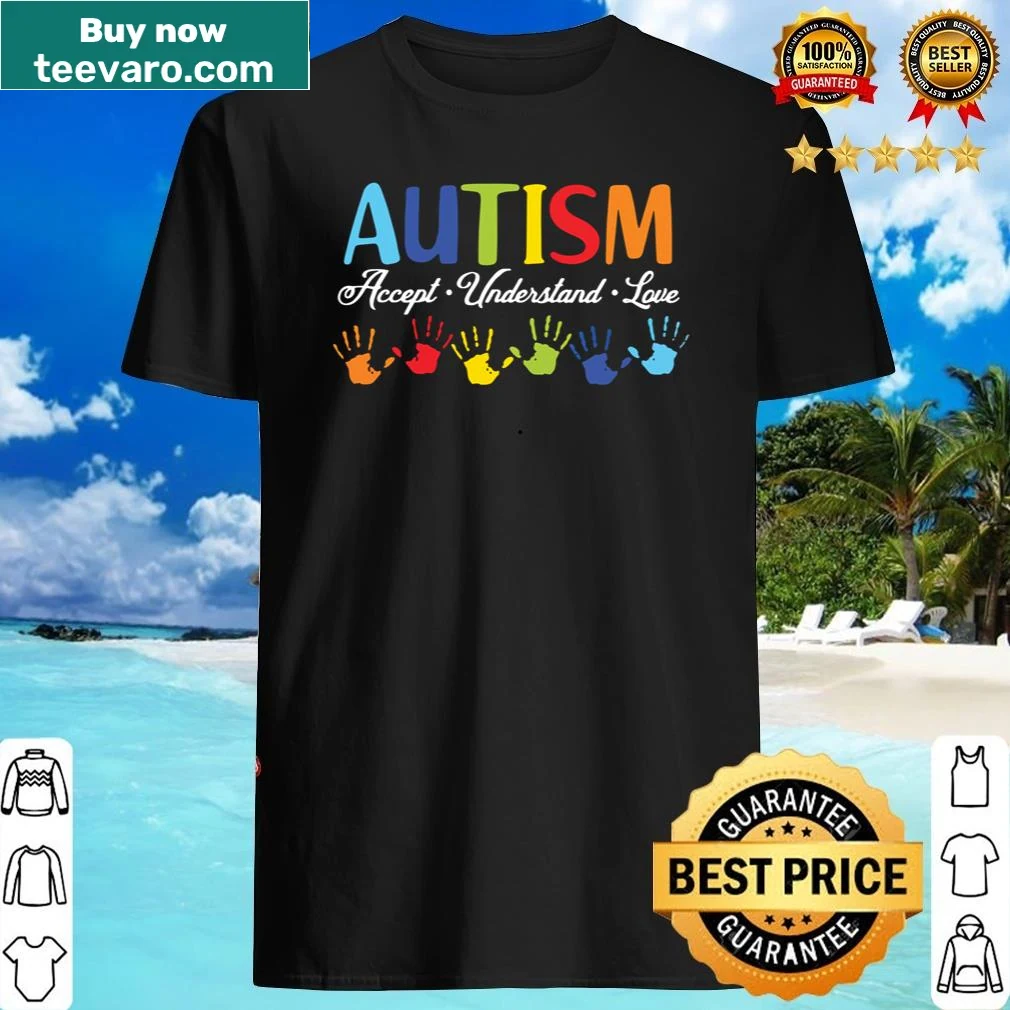 Heartfelt autism awareness message displayed on a shirt