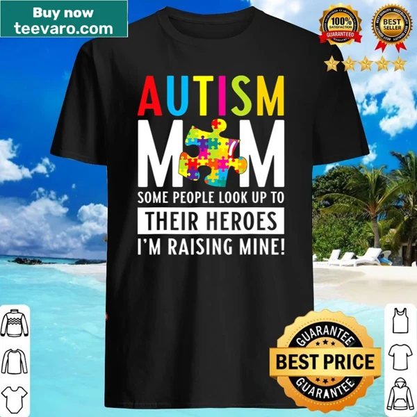 Text design stating autism moms are heroes