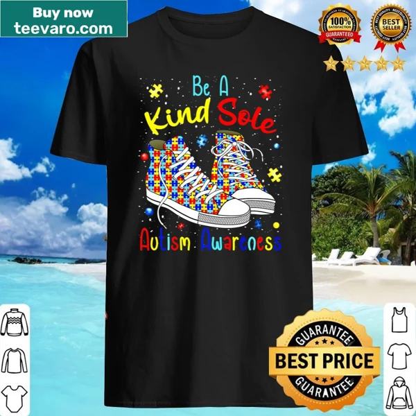 Inspirational autism awareness shirt with puzzle piece design and quote