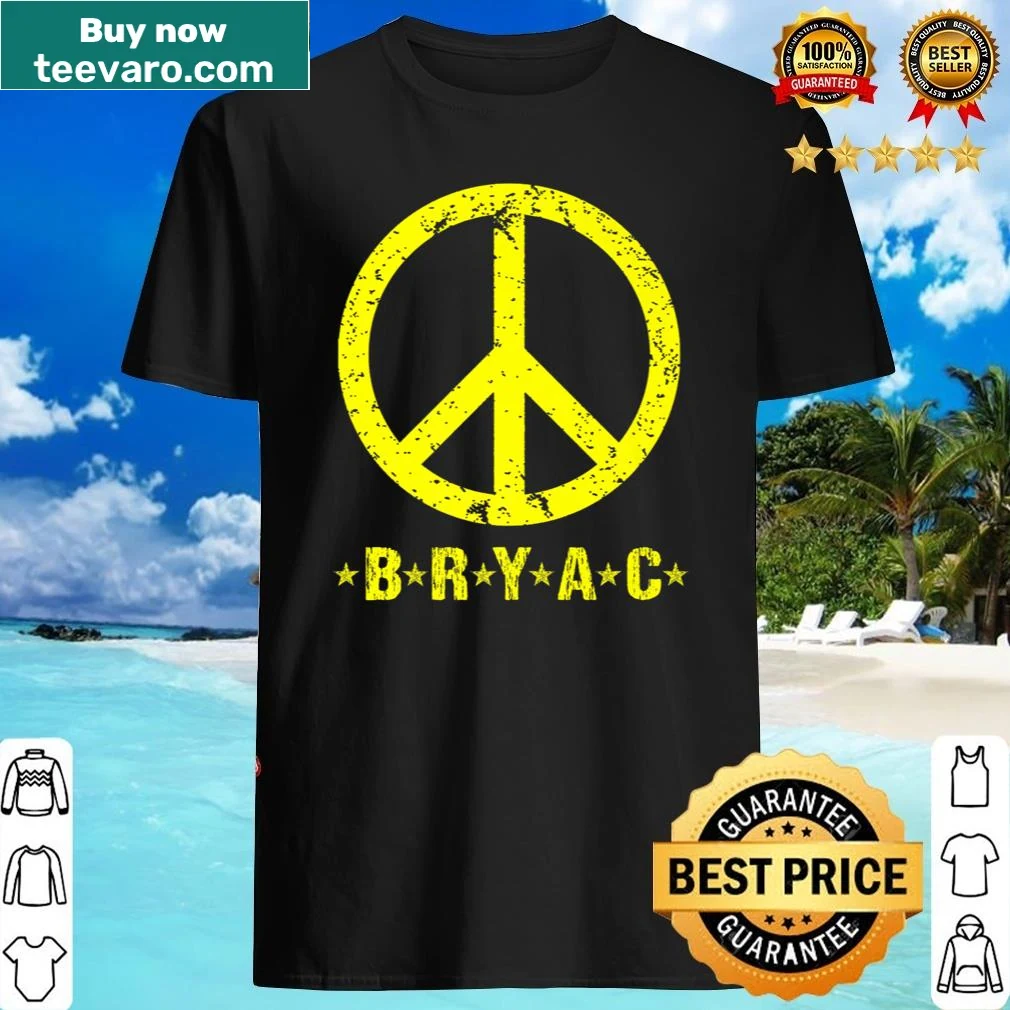 Illustrative design promoting peace on a casual shirt